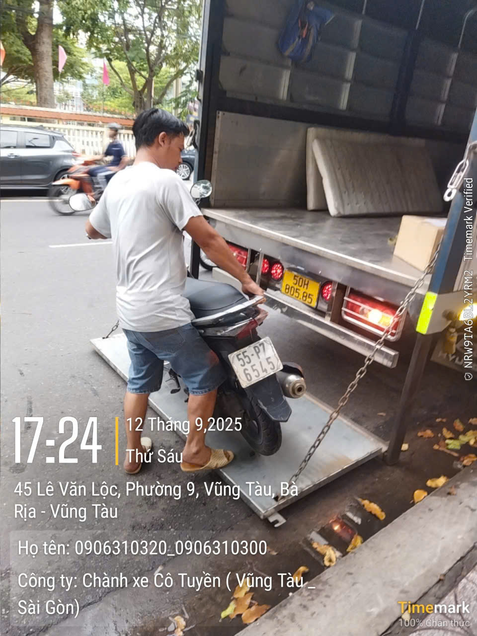 Gửi xe máy từ Thành Phố đi về Long Thành